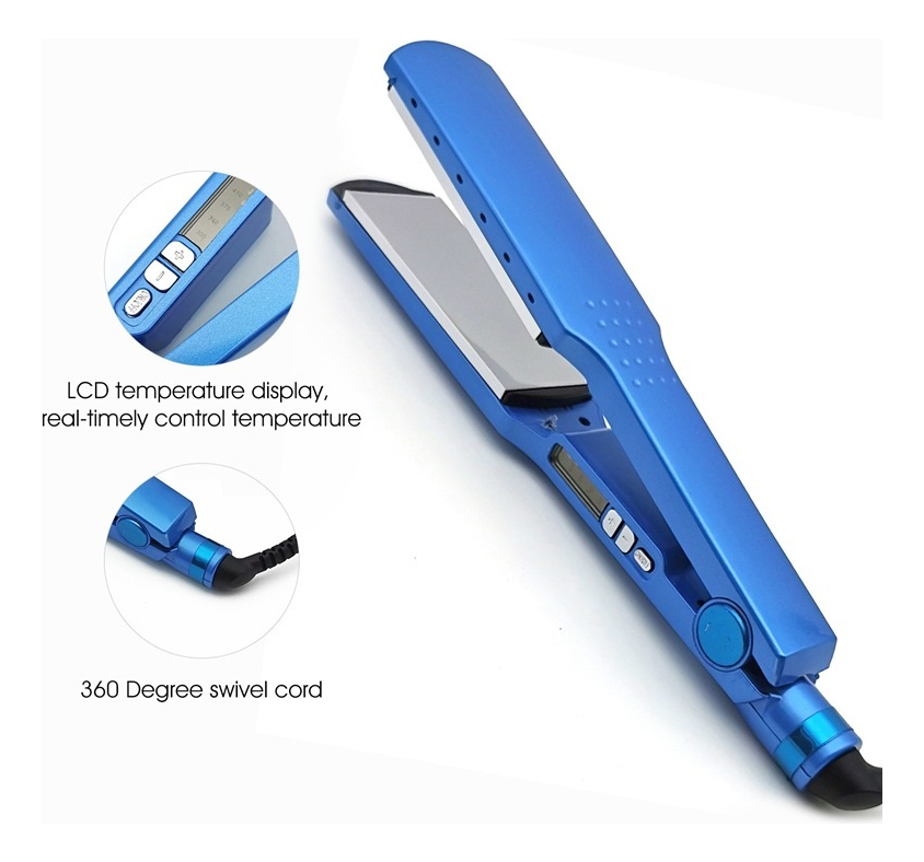 Alisador De Cabelo Molhado E Seco Blue Nano Titanium - Imagem 6