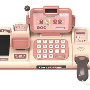 Brinquedo De Caixa Registradora De Supermercado Infantil,