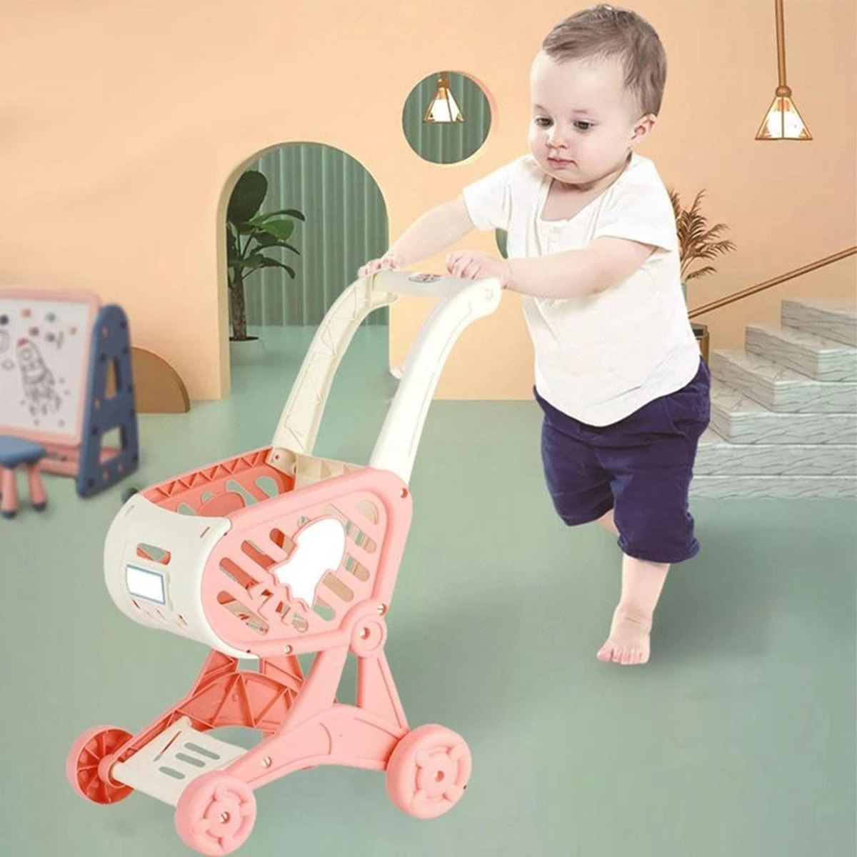 Carrinho De Compras De Simulação Infantil P Sk1p Play House - Imagem 7