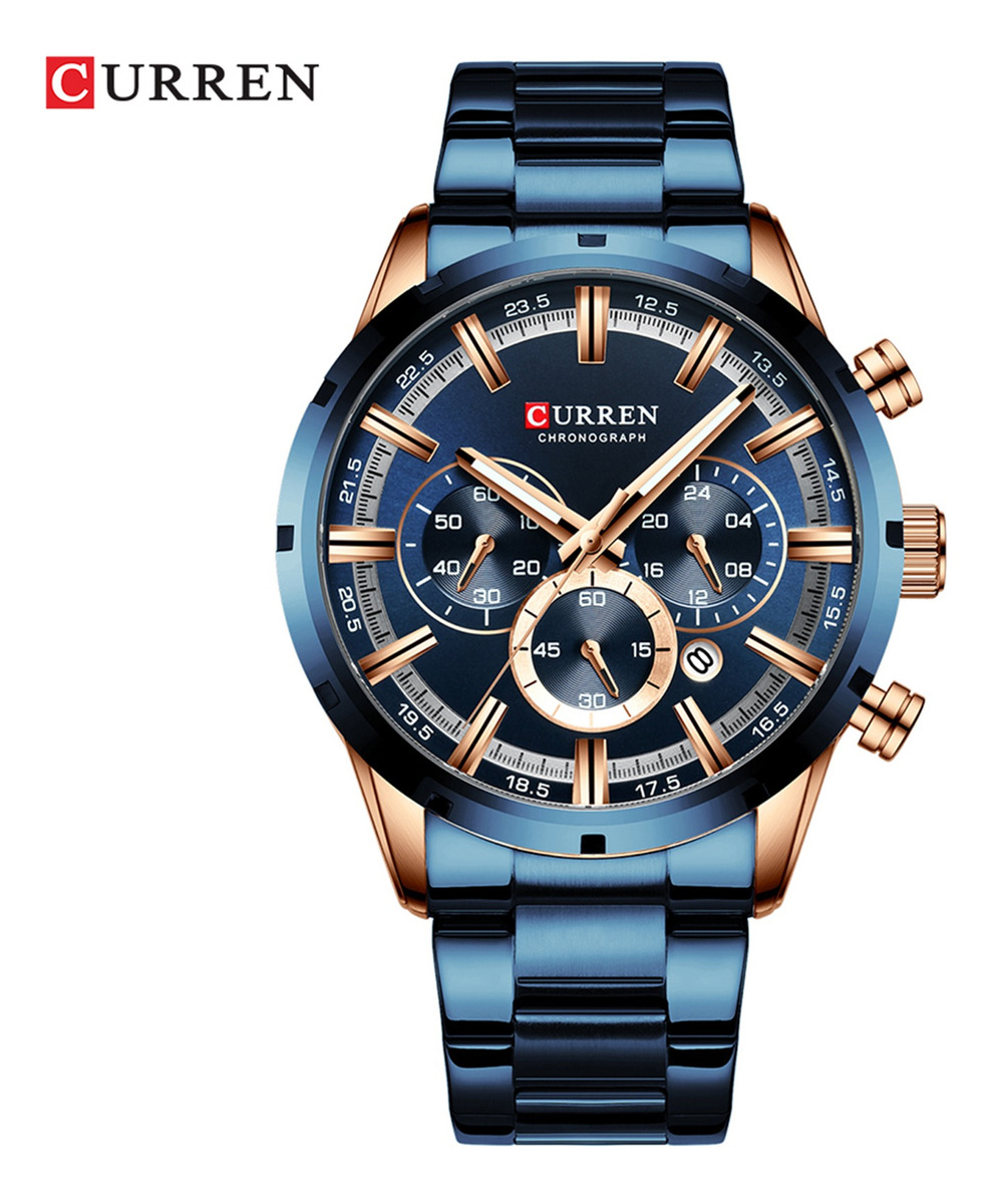 Curren 8355 Luxo Clássico Negócios Quartzo Homens Relógio 3a - Imagem 6