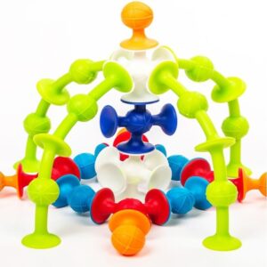 72 Peças De Brinquedos Educativos Infantis Squigz Sucker Cup