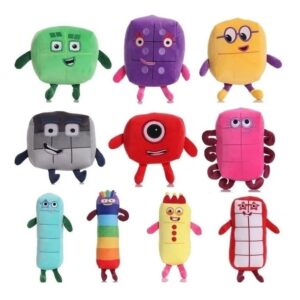 Brinquedo De Pelúcia Boneca 10 Peças Numberblocks
