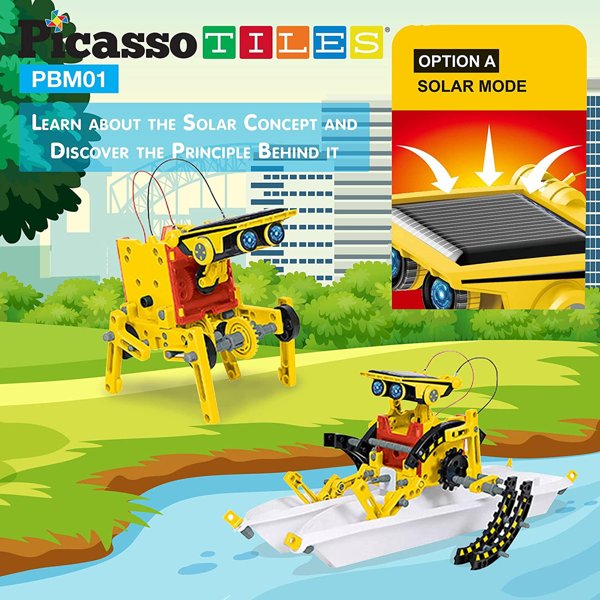 Transformador Movido A Energia Solar Picassotiles Stem Kids - Imagem 5