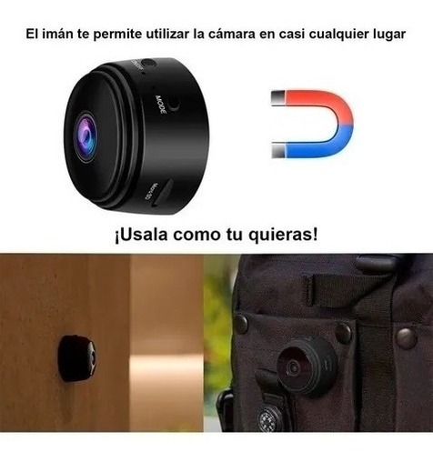 Mini Camera Ip Espiã Wifi A9 Magnética Bateria Portatil - Imagem 3