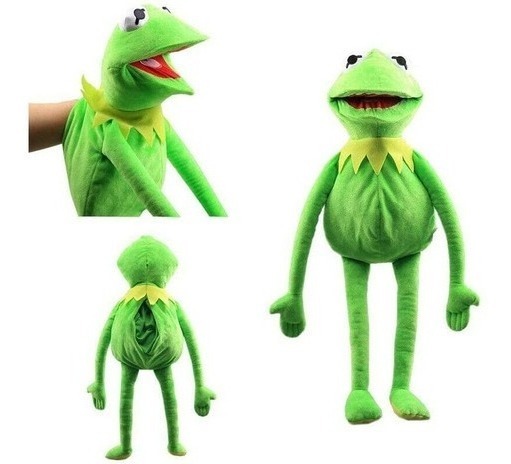 Caco O Sapo Fantoche De Mão Brinquedos De Boneca De Pelúcia