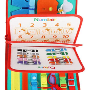 Do Aprendizado Educacional Para Crianças Ao Busy Board Senso
