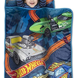 Tapete De Soneca Infantil Hot Wheels, Azul, 46x21 Polegadas