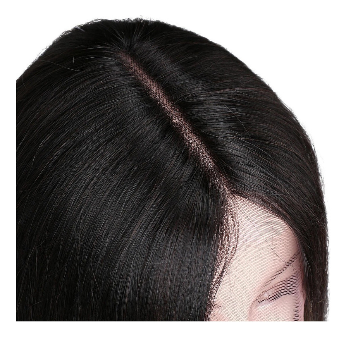 Peruca Artificial De Cabelo Humano Smooth Short Bob 25-28cm - Imagem 4