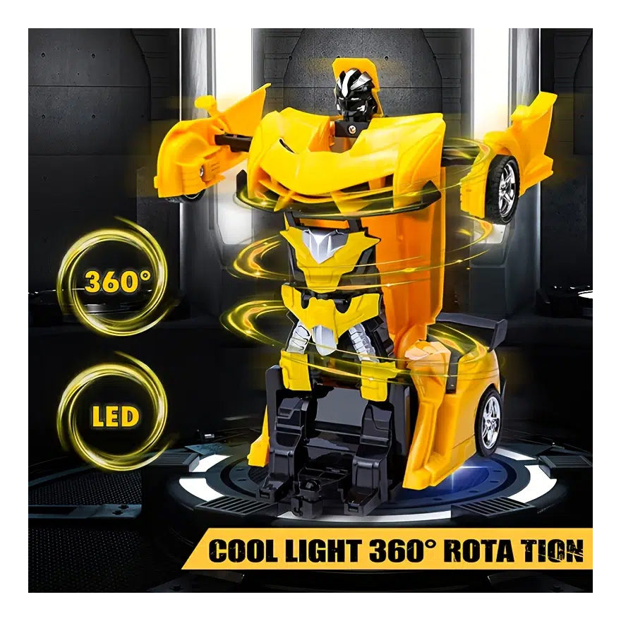 Robot Deformation Rc Car 360° Giratório Stunt Race Car Toys - Imagem 6