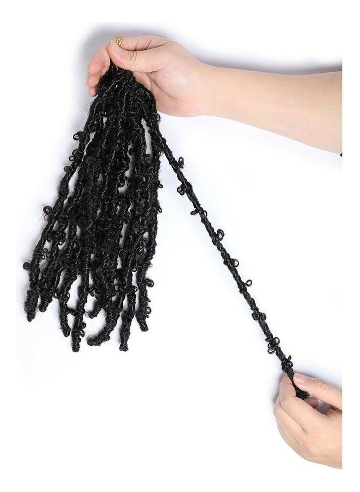 Aplique Cabelo Cacheado Crochê Natural 6 Pcs - Imagem 8