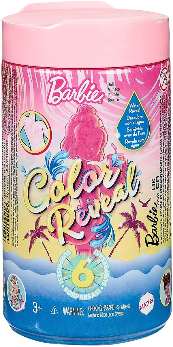 Boneca Barbie Chelsea Color Reveal Com 6 Surpresas 4 Bolsas - Imagem 7