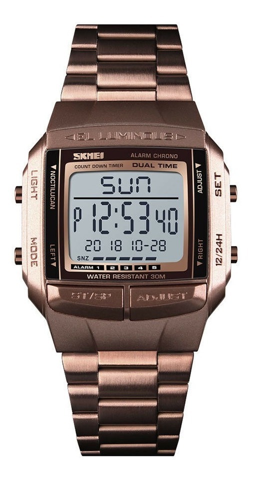 Relógio Esporte Homens Relógios Ip67 Militar Led Digital Rel - Imagem 11