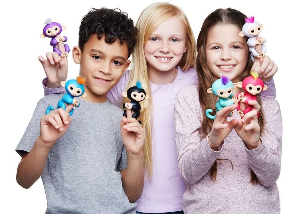 Macaco Bebê Interativo Fingerlings Boris Blue - Imagem 8