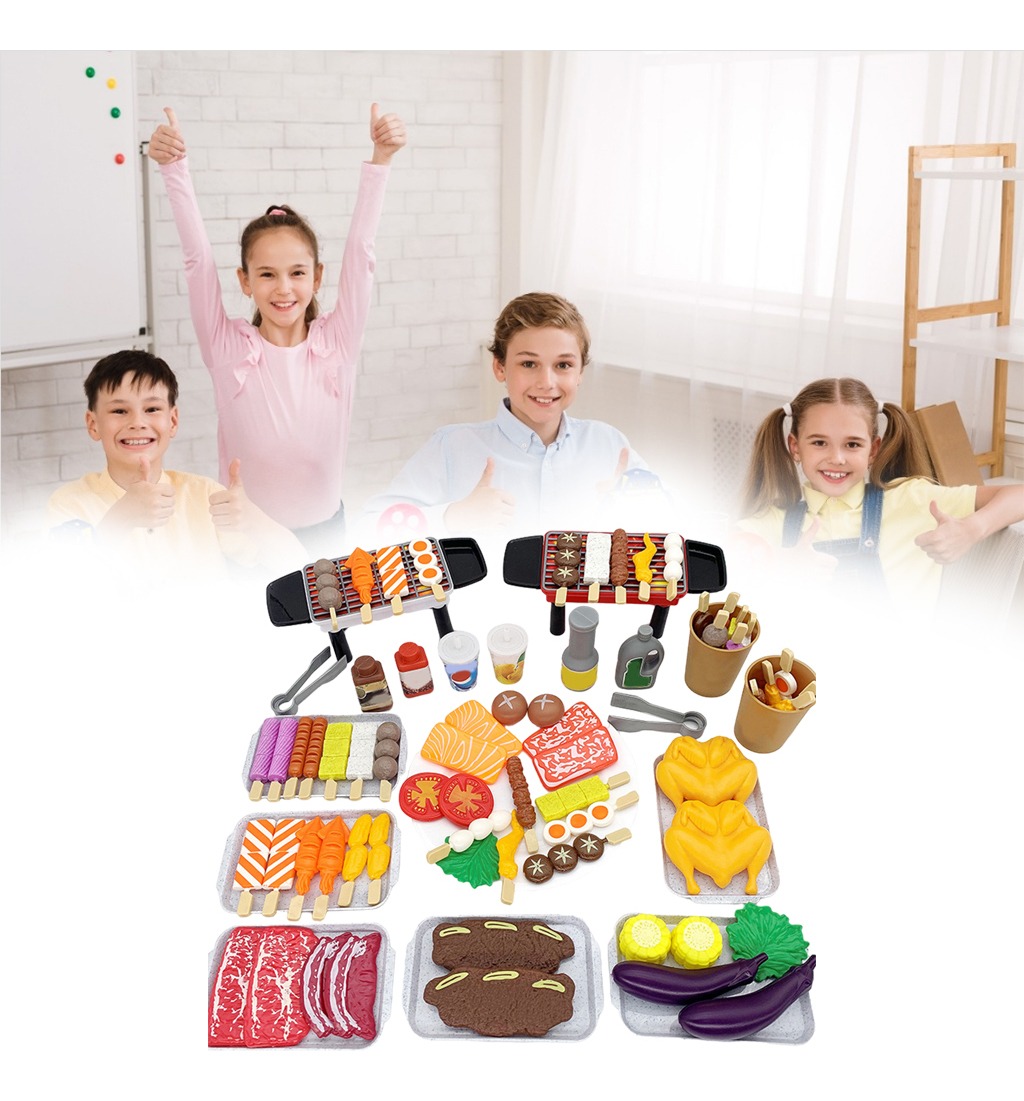 Conjunto De Cozinha De Brincadeira De Fingir, Brinquedos Chu - Imagem 14