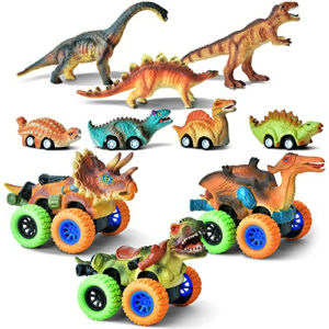 10 Peças De Brinquedos De Dinossauros Toyabi, Dinossauros De