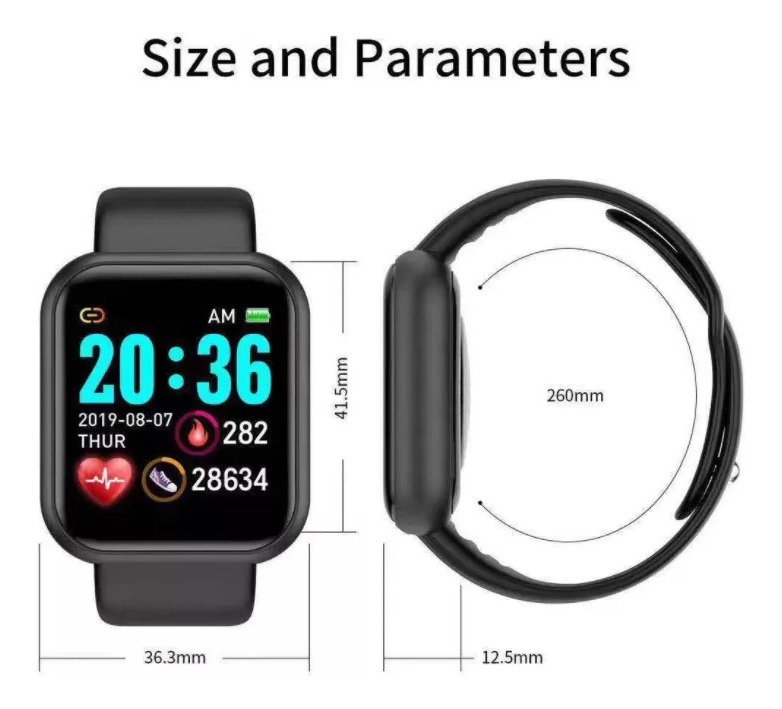 Pro - Smartwatch Br Smartwatch Y68 D20 - Imagem 3