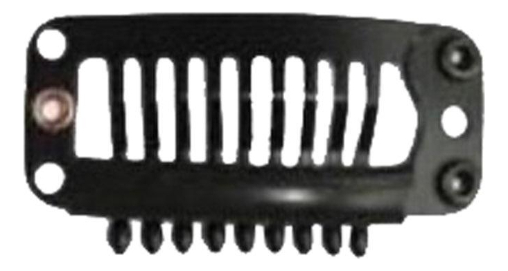20 Pçs Extensão Do Clipes Snap Peruca Médio Clip Em 32mm - Imagem 3
