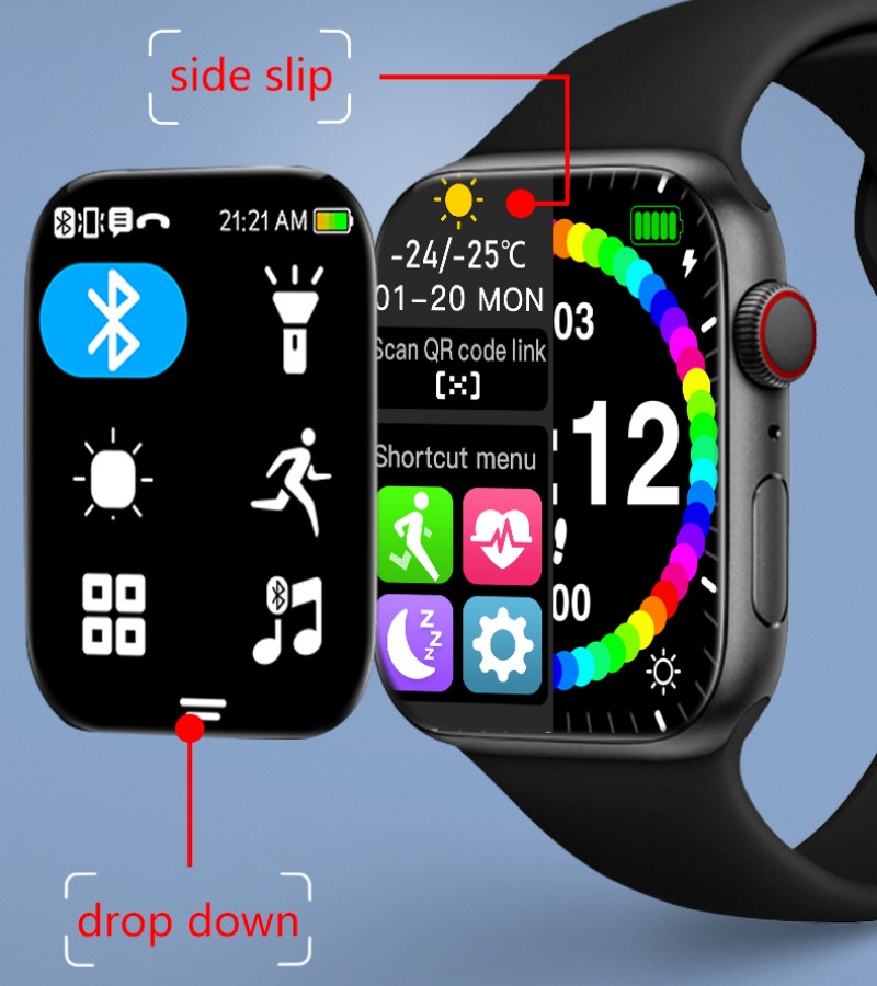 Lemfo Lt07 Smartwatch À Prova D'água De 2,0 Polegad - Imagem 16