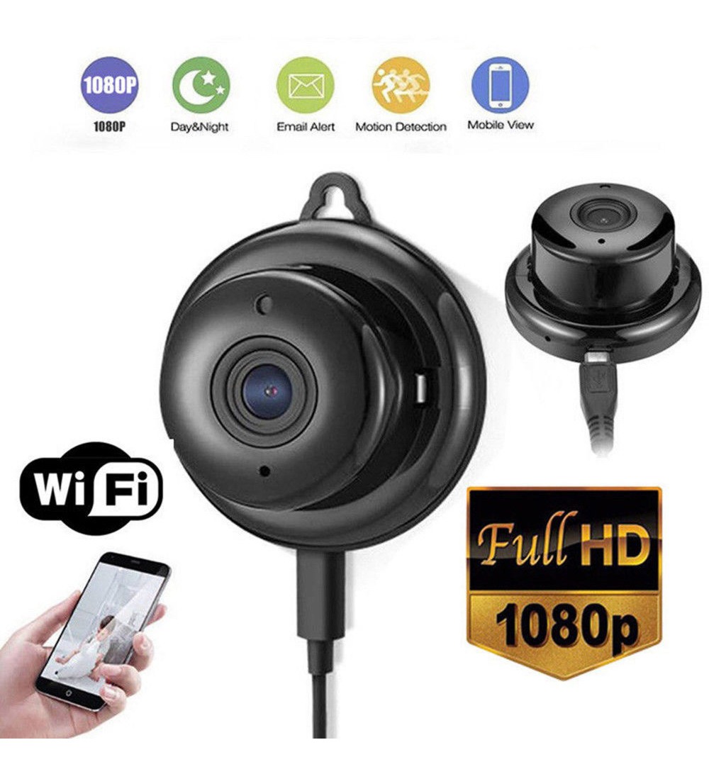 Mini Micro Câmera Wifi Cam Espionagem Visão Noturna Ip 1080p - Imagem 2
