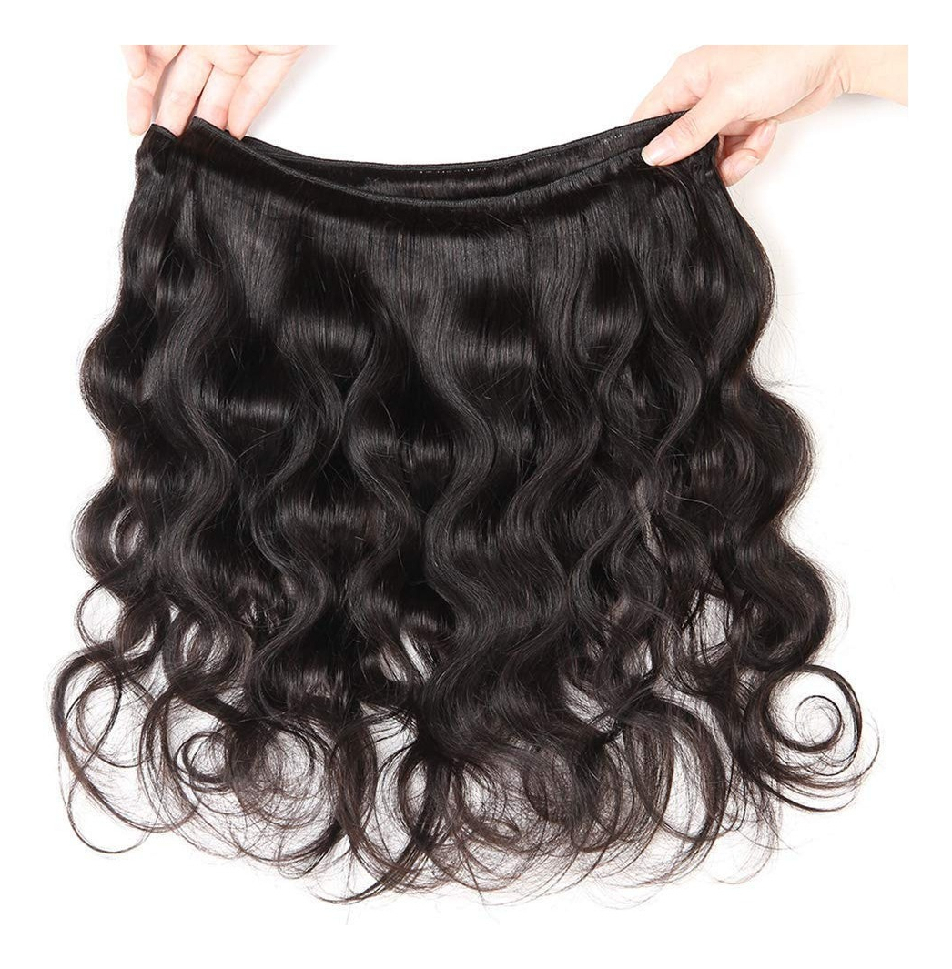 Aplique De Cabelo Humano Da Onda De Água De 65cm 100g - Imagem 3