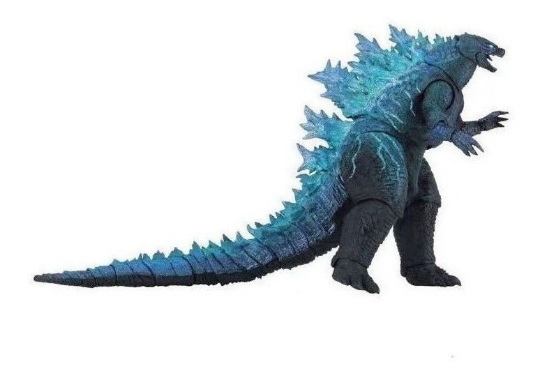 Unidade De Pvc Godzillas 17 Cm Calda Azul - Imagem 2