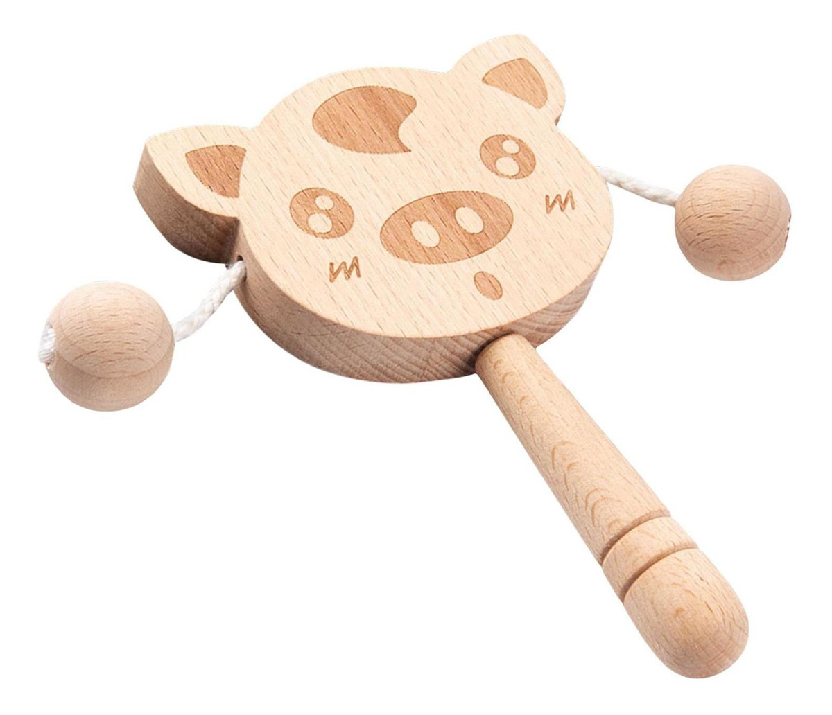 Chocalhos De Madeira De Percussão Manual, Práticos E Durávei - Imagem 3