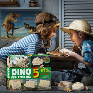 Kit De Arqueologia Infantil 5 Em 1 Brinquedo De Educação Cie