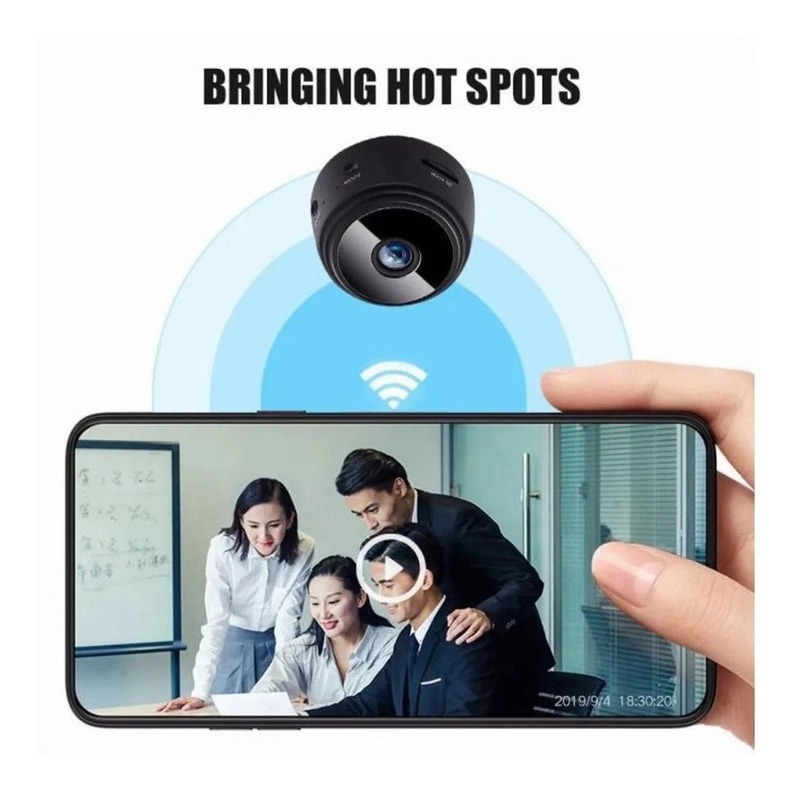 Mini Câmera De Segurança Wifi Externa Micro Espia Tempo Real - Imagem 8