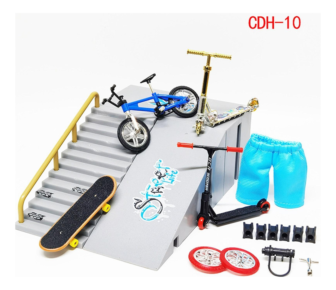 Dedo Engraçado Skate Bicicleta Infantil Brinquedos - Imagem 4