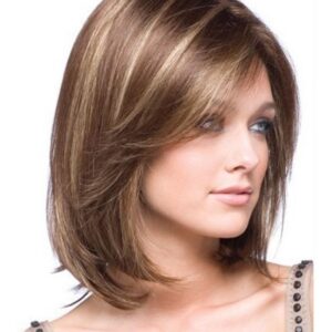 Perucas Cheias Do Cabelo Humano Do Laço De Bob Das Perucas