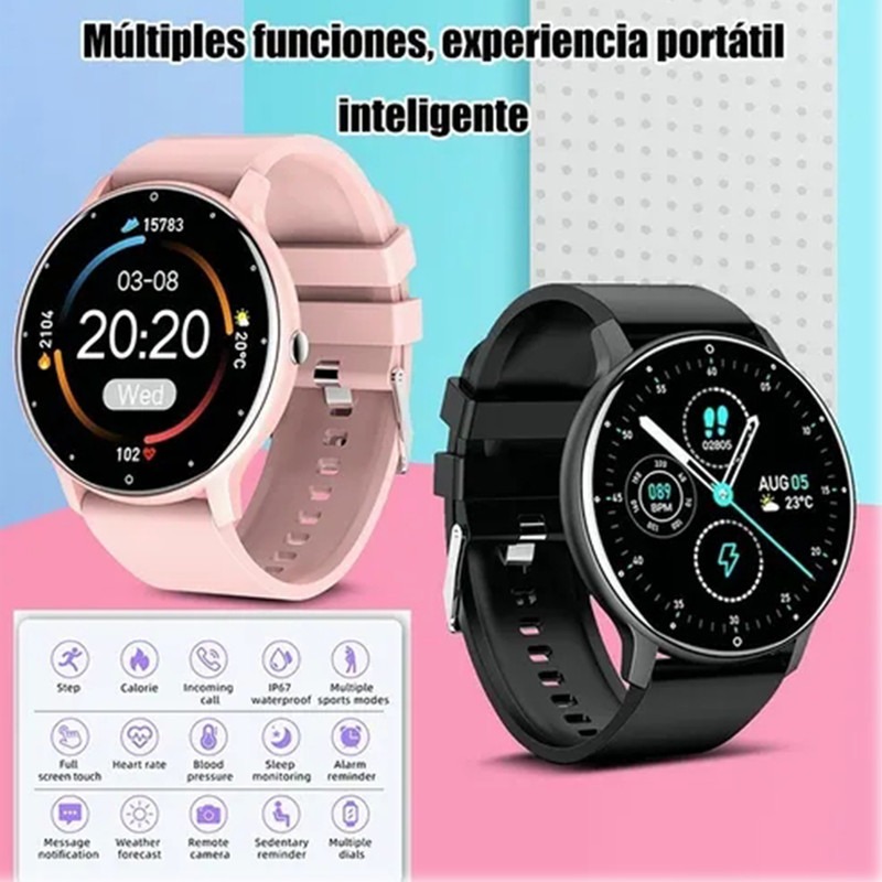 Para Xiaomi Huawei iPhone Zl02 Smartwatch À Prova D - Imagem 3