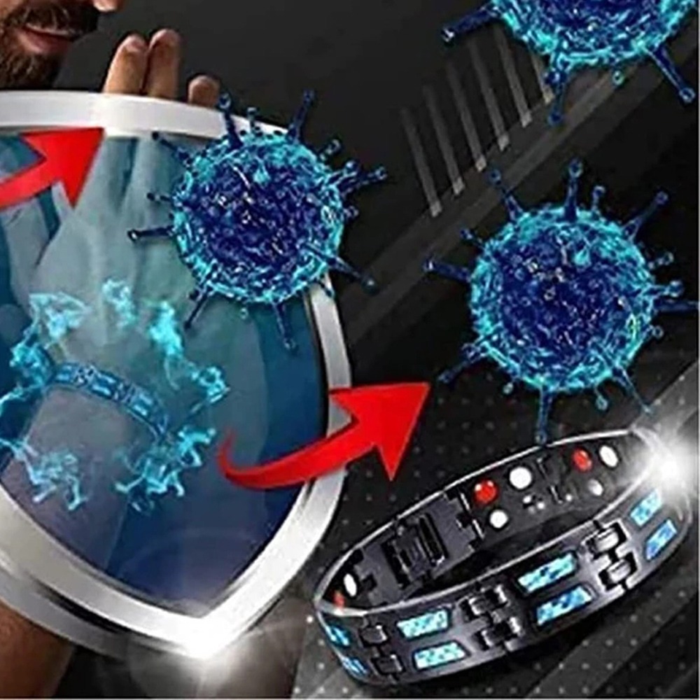 Pulseira De Terapia Magnética De Poder De Titânio Ultra Fort - Imagem 10