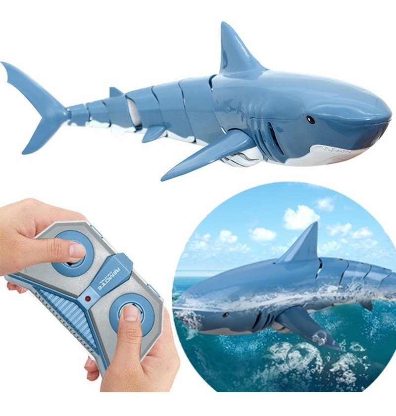 Brinquedo Infantil Tubarão De Controle Remoto 34cm