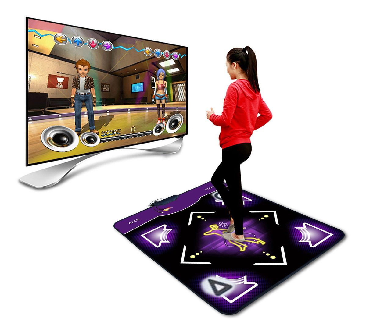 Brinquedos Infantis, Tapetes De Dança Individuais, Antiderra - Imagem 2