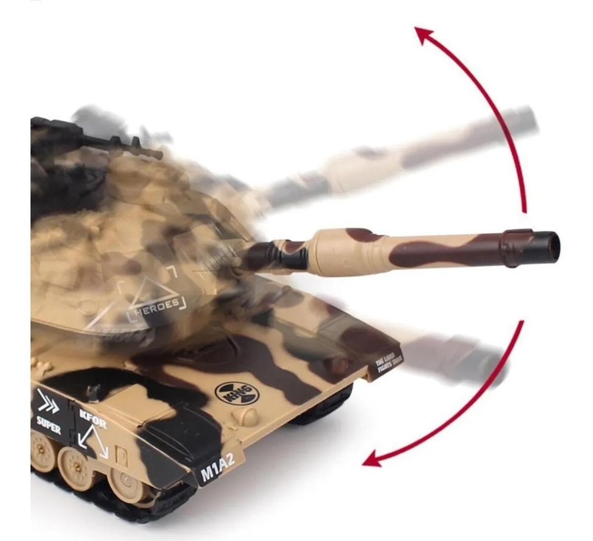 Modelo De Carro De Brinquedo Interativo De Tanque De Batalha - Imagem 9