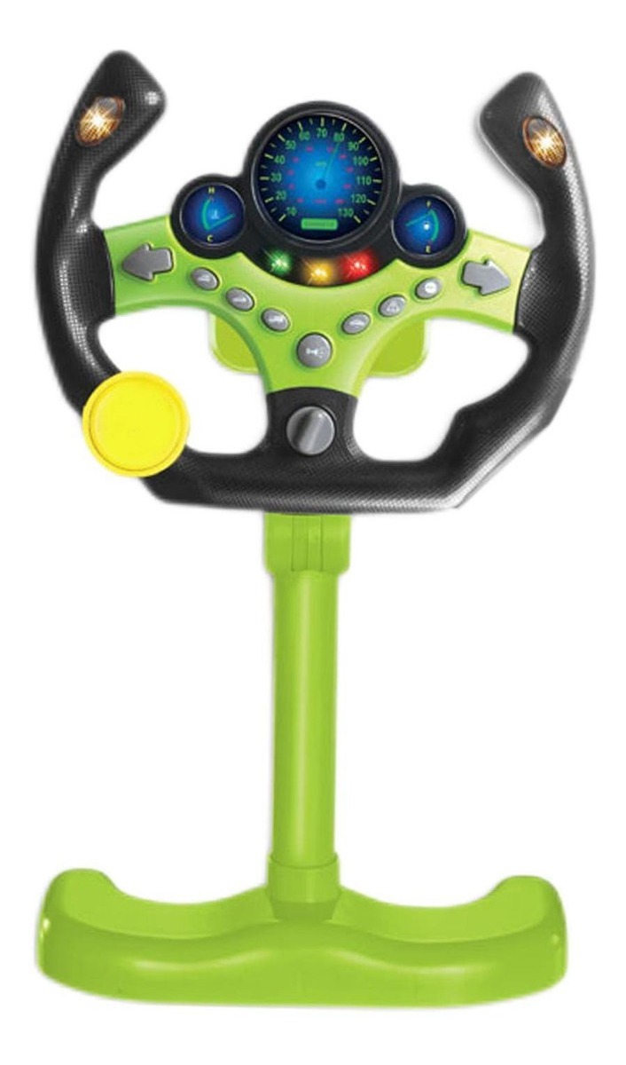 Volante Simulado Para Controle De Direção Infantil Com - Imagem 28