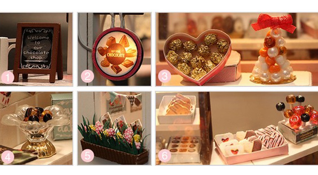 Casa De Bonecas Diy Kit Miniatura De Madeira Com Móveis Led - Imagem 9