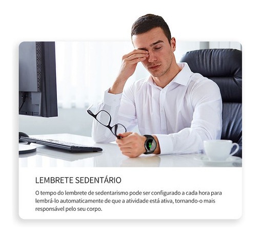Original Hw21 Smartwatch Teste De Oxigênio No Sangu - Imagem 5