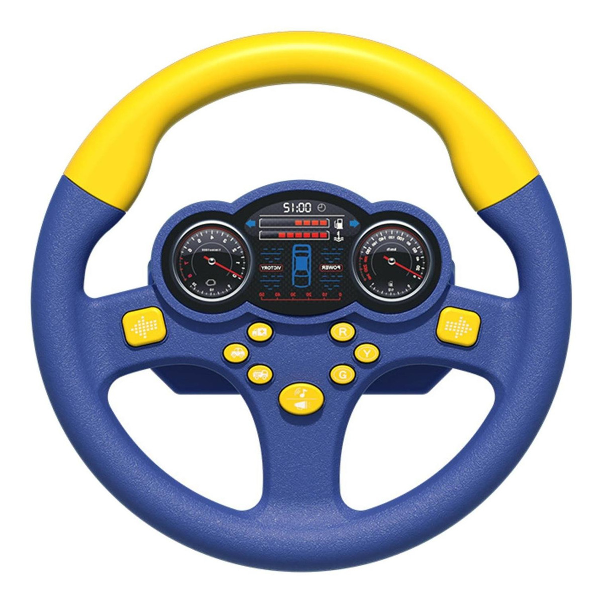 Brinquedo Infantil De Simulação De Volante De Carro Com