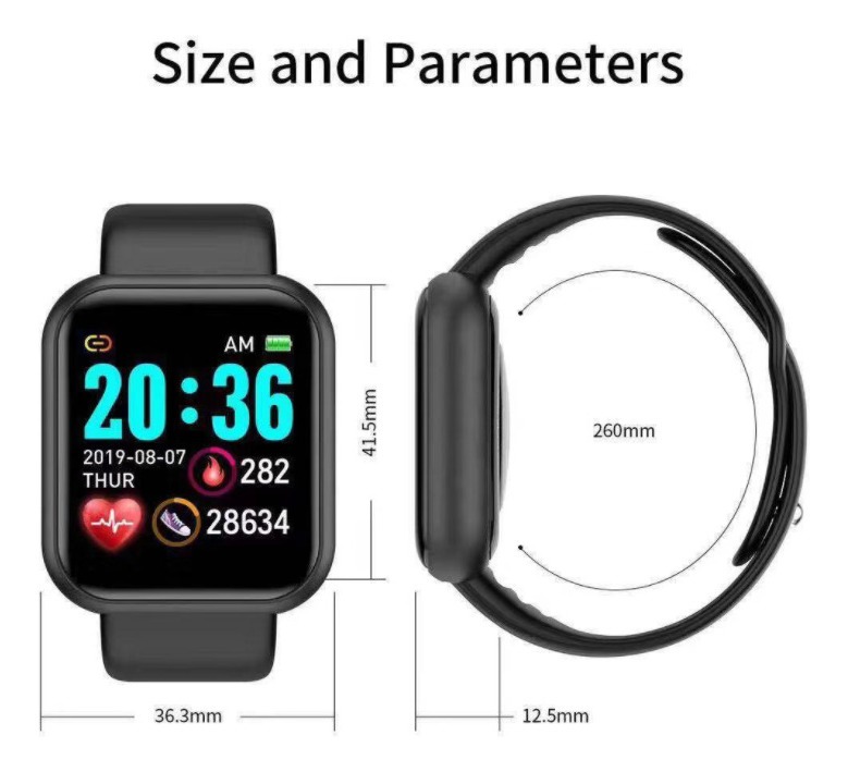 Relógio Inteligente Digital Masculino Para Apple Android - Imagem 5