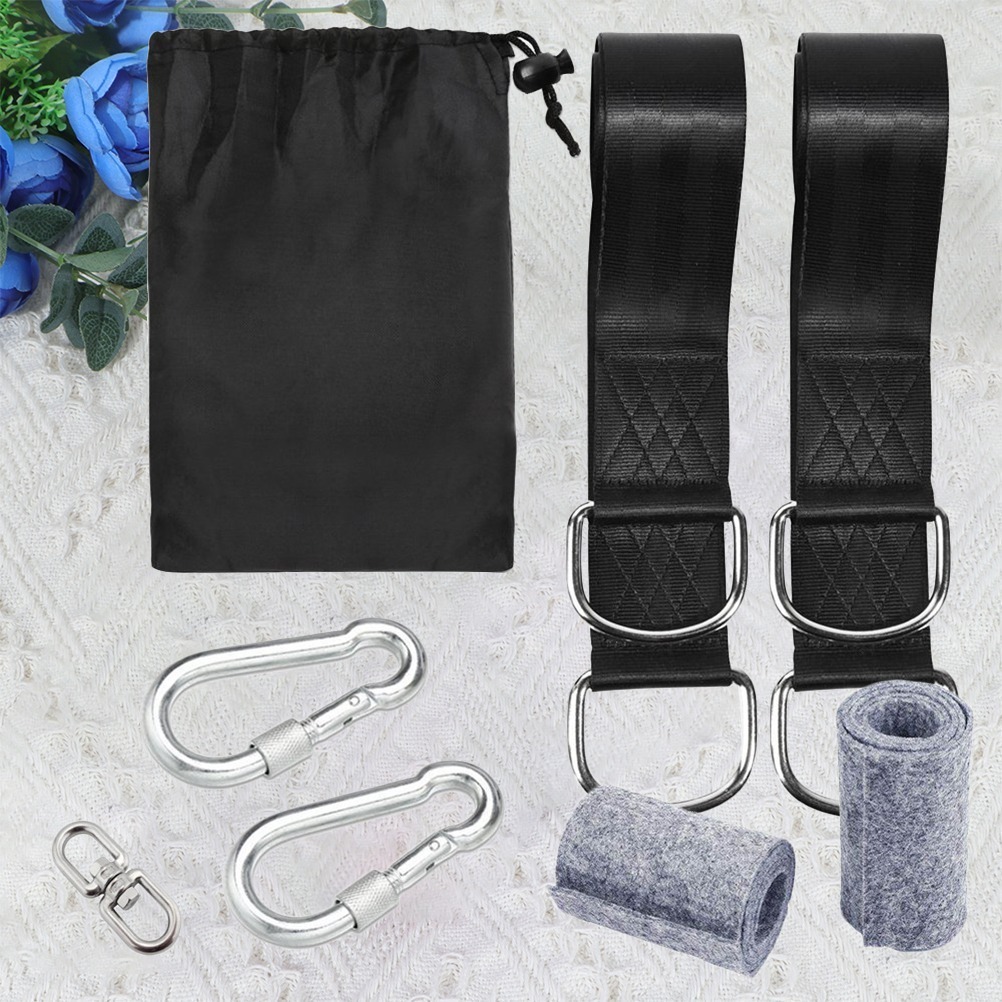 8pcs Árvore Balanço Correias Pendurado Kit Detém 1000kg Com - Imagem 4