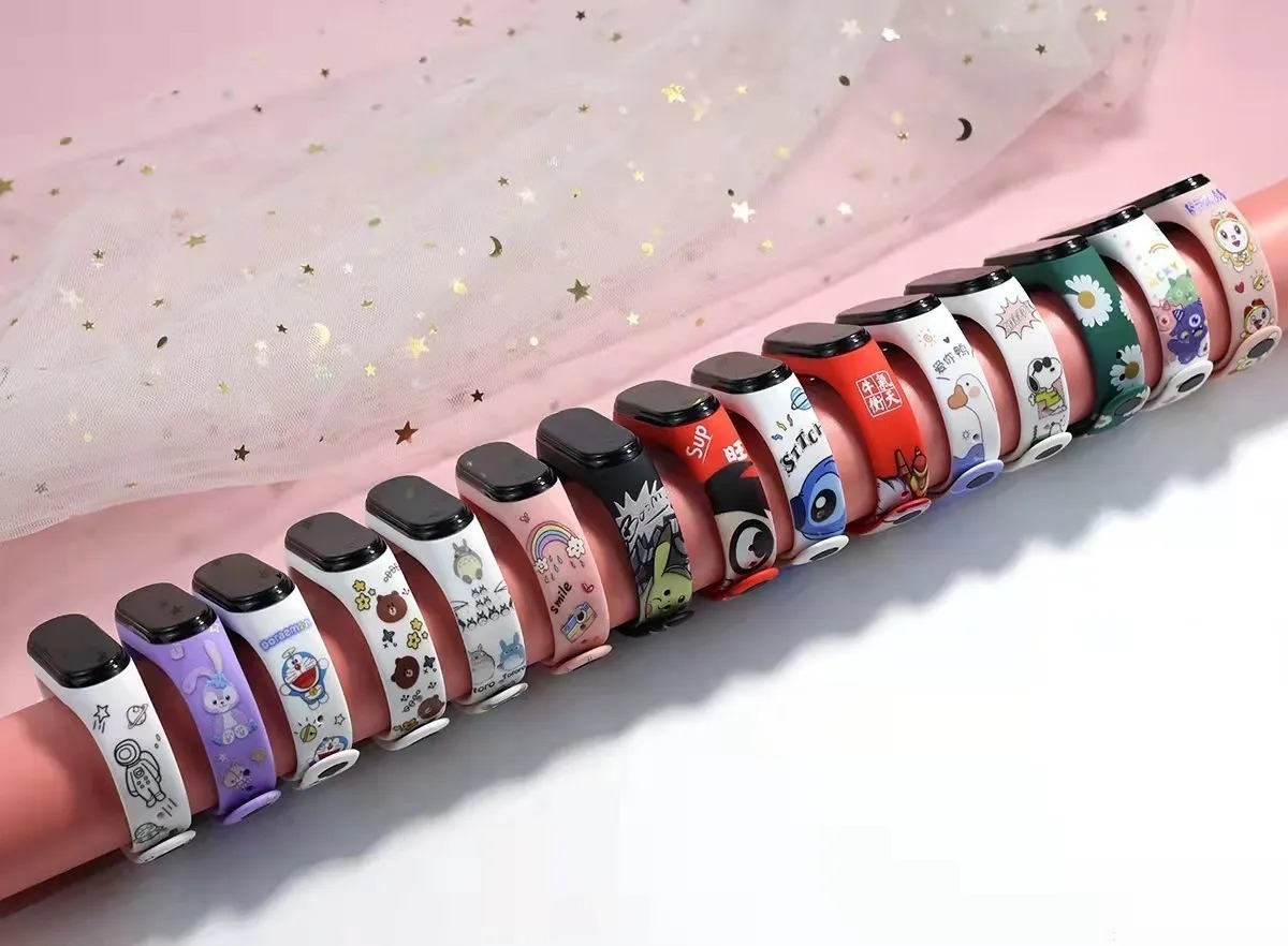 Relógio Infantil Pulseira Led De Desenho Animado 20pcs - Imagem 6