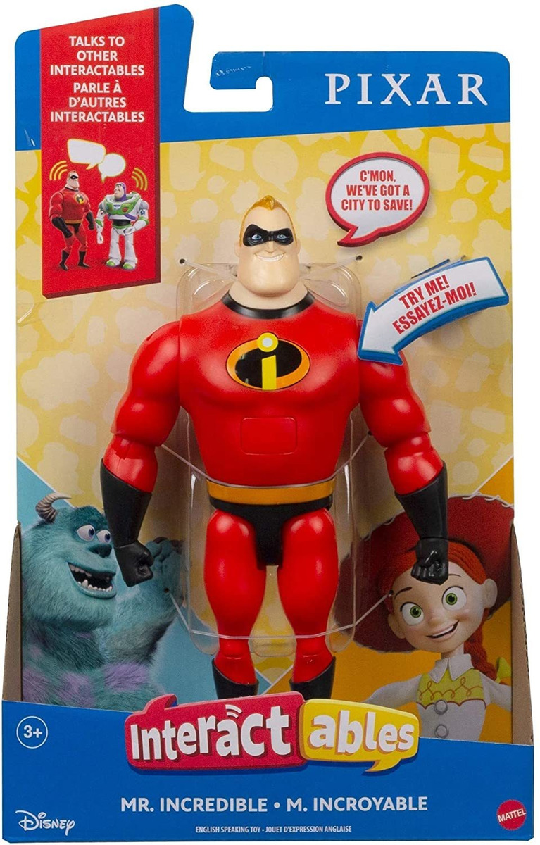 Boneco De Ação Mr Incredible Talking Da Pixar Interactables - Imagem 6
