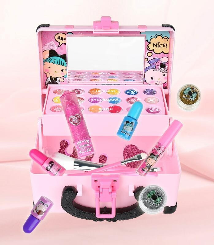 Kit De Maquiagem Infantil E Itens De Beleza Para Crianças - Imagem 5