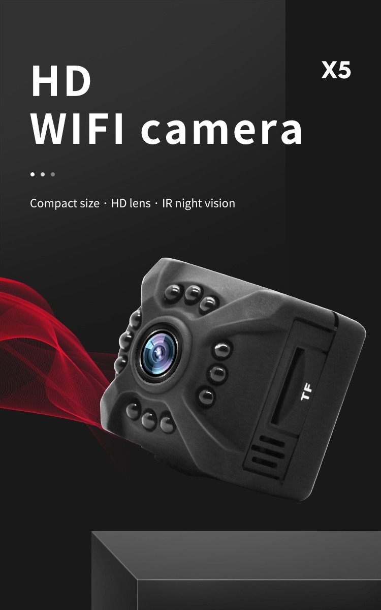 Mini Câmera Escondida 1080p Câmera Com Visão Noturna Iv Para - Imagem 3