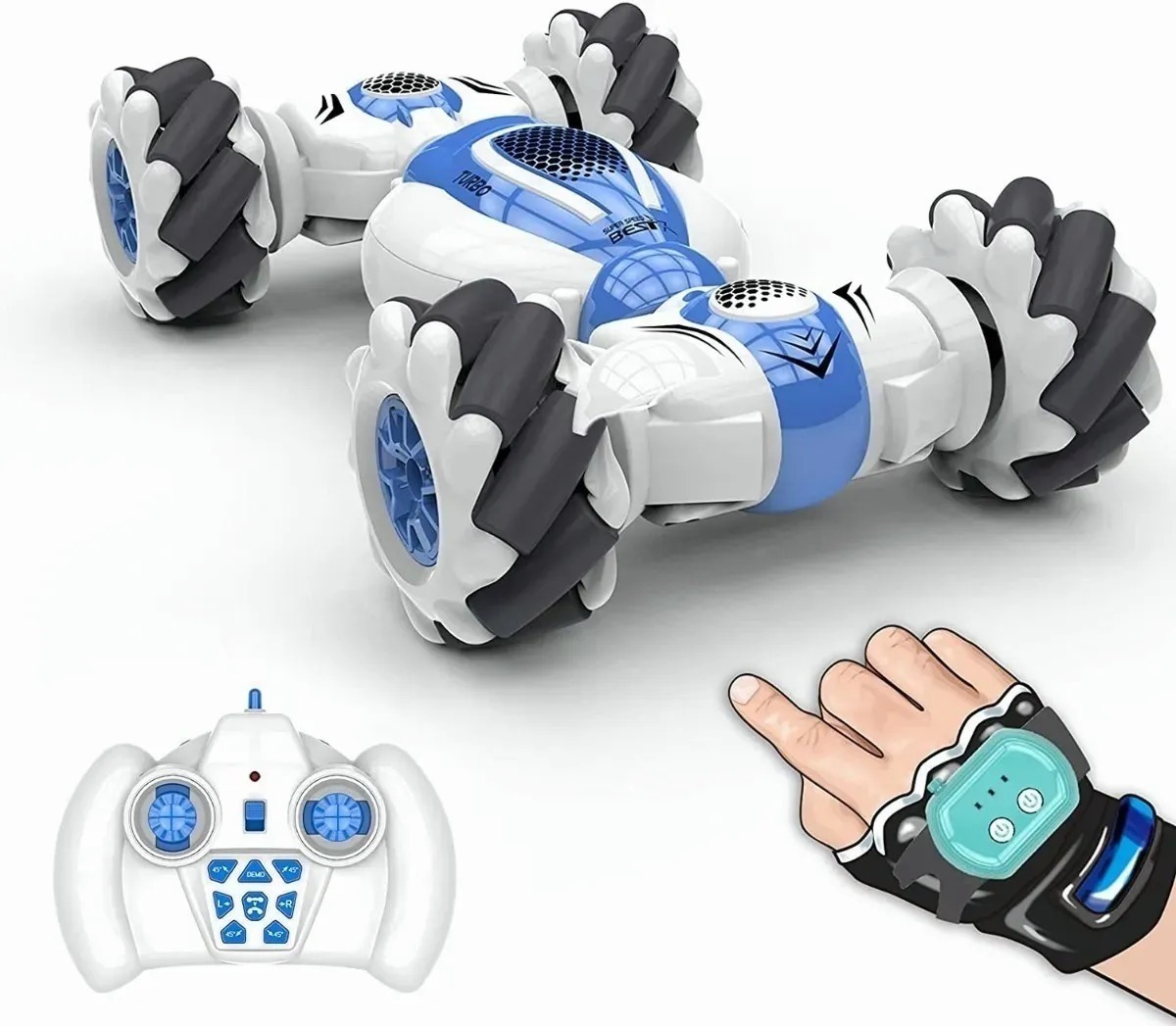S-012 Rc Stunt Carro Remoto Relógio Relógio Sensor Gesto - Imagem 9