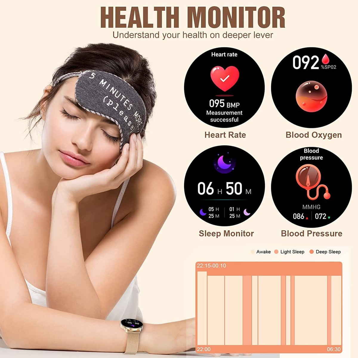 Smartwatch Para Mulheres (fazer/atender Chamadas) - Imagem 7