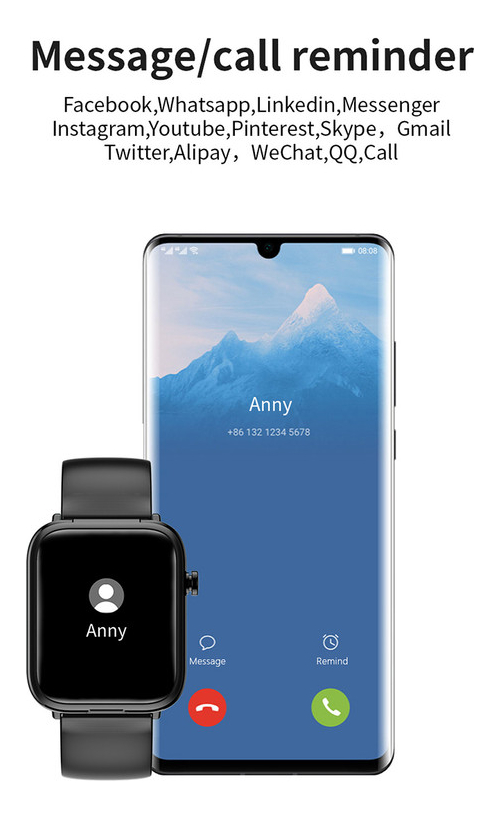 Fone De Ouvido X8 Smart Watch 2 Em 1 Para Xiaomi Huawei - Imagem 8