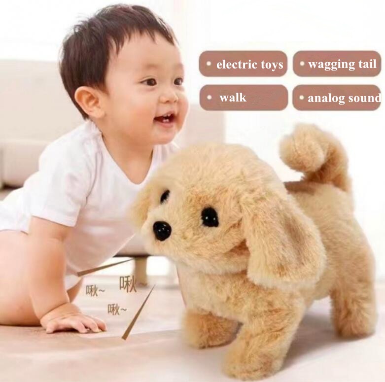 Filhote De Cachorro Realista Cão De Brinquedo Elétrico De Pe - Imagem 5