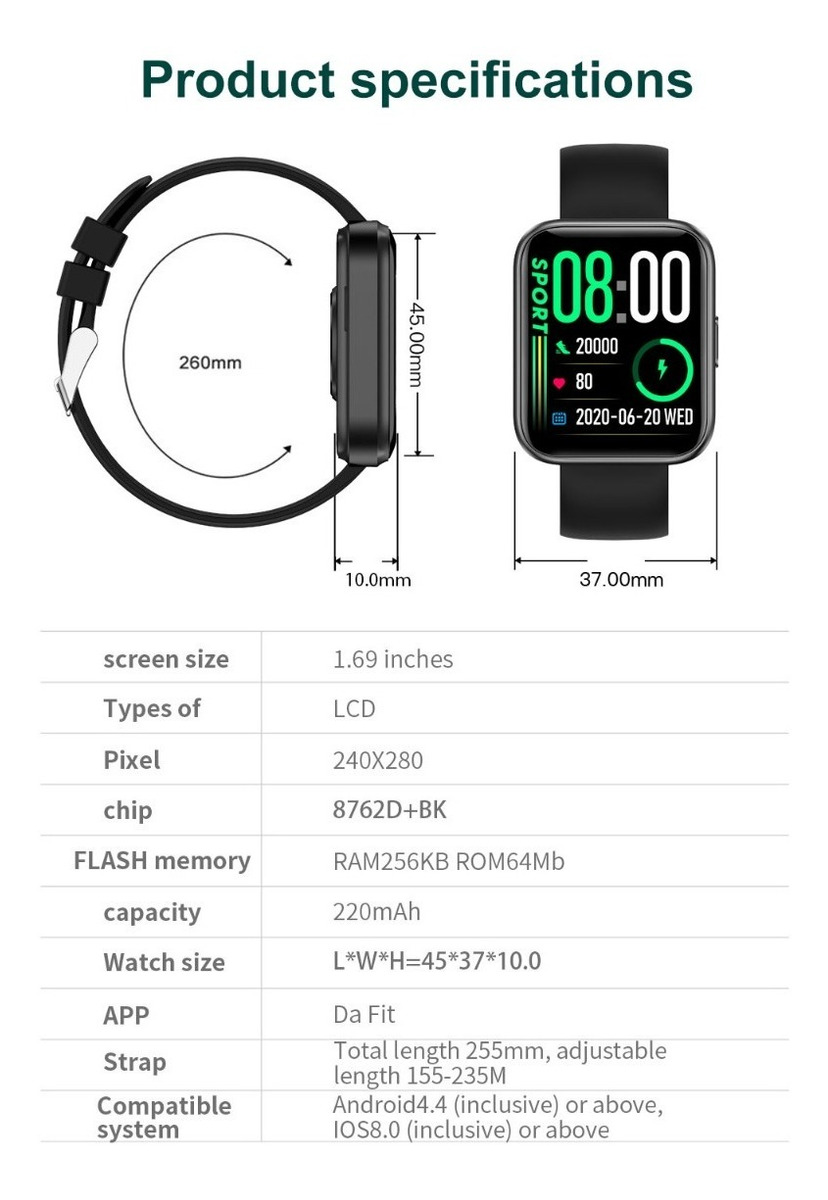 Chamada Bluetooth À Prova D'água Smartwatch Foxx Esportivo - Imagem 10